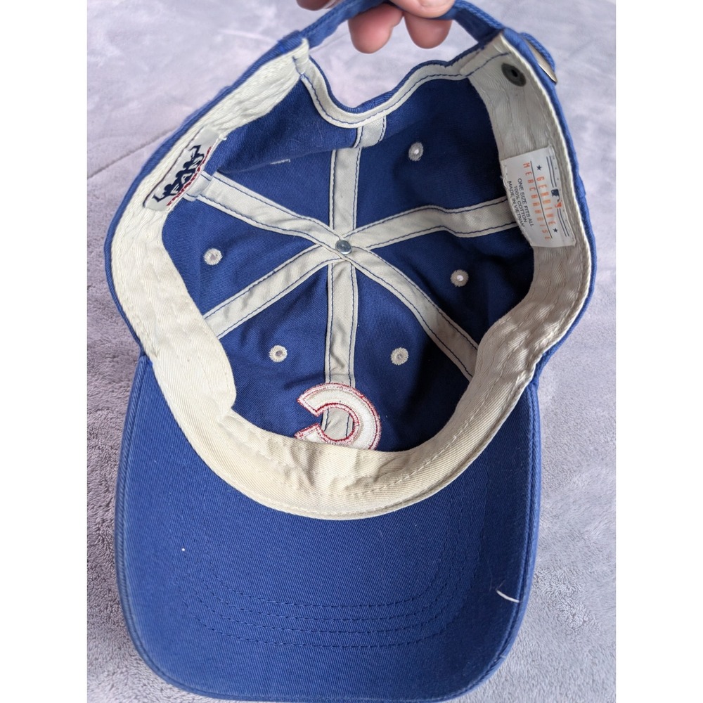 Fan Favorite MLB Chicago Cubs Baseball Hat Blue Adjustable Cotton Cap - Picture 4 of 7